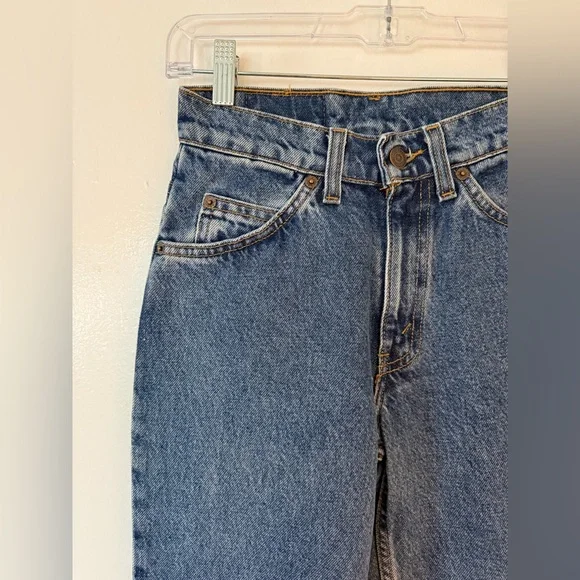 NEW Vintage Levi 505 Student Fit Denim Jeans, Orange Tag - Picture 2 of 13